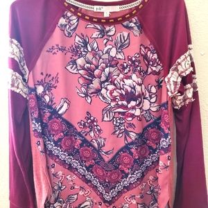 Flowered blouse